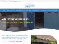 Side-Hinged Garage Doors (SALE - 20% OFF all Garage Doors!)