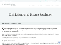 Civil Litigation | Dispute Resolution | Challenor Gardiner Solicitors