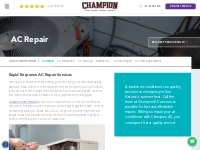 AC Repair San Antonio | Champion Home Services