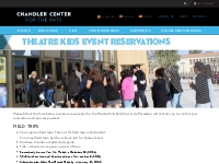 Theatre Kids Event Reservations | Chandler Center for the Arts