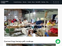 Garment baju kemeja pdh surabaya - Chandra Konveksi Surabaya