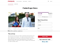 Petition · Pardon Roger Stone - United States · Change.org