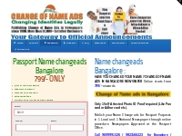 799/- CHANGE OF NAME ADS BANGALORE | CHANGEOFNAMEADS-190/-