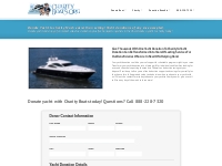 Yacht Donation to Charity - Charity Boats