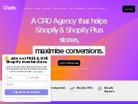 Shopify CRO Agency | Conversion Rate Optimisation