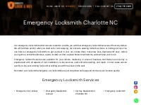 Emergency Locksmith | Charlotte Locksmith | Local Locksmith Charlotte