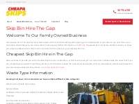 Skip Bin Hire The Gap | Cheapa Skips