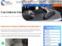 Professional Car Interior Cleaning - Car upholstery Cleaners Canberra