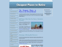 Cheapest Places to Retire - cheapest places in the US and abroad you c