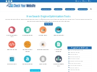CheckYourWebsite - 100% Free SEO Tools