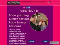 Children Party | Chiswick | Cheeky chops face painting