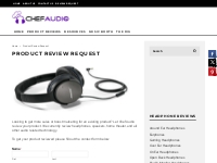 Product Review Request - Chef Audio
