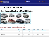 Chennai Car Rental With Driver for Outstation Per Km Rate starts at 10