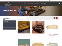 Luxury Leather Sofa Set in Bangalore, Pure Leather Sofa, Upto 50% Off