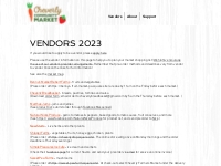 Vendors 2023 | cheverly-market