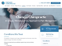 Conditions We Treat - Chiropractor in Chicago