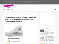  Converse Women s Chuck Taylor All Star Lift Sneakers - A Stylish and 