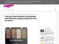  Covergirl Eye Enhancers Eyeshadow 4 Kit Review: Gorgeous Eyes for Any