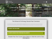 Chi Energy Training Year Two Abilities   Benefits Curriculum Course