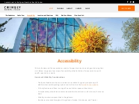 Chihuly Garden and Glass | Accessibility
