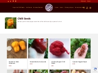 Chilli Seeds, buy UK hot pepper seed, we stock the hottest