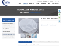 Filter Ribbon | Bags | Discs, Polyester |Nylon Water Filter For Sale