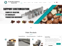 China Chocolate Machine, Chocolate Production Line, Candy Bar Line Sup
