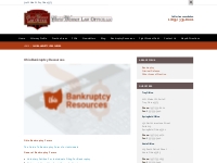 Ohio Bankruptcy Resources | Chris Wesner Law Office