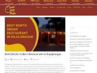 Best North Indian Restaurant in Rajajinagar | Bangalore | #No 1
