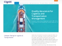 Logistics Software Testing Services | QA Solutions for Transportation 