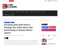 Decoding Shah Rukh Khan s Strategic Box Office Move: Was Dunki Ready t