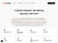 Ciphers Digital Marketing Agency | Premier SEO and Web Development Ser