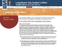 Authority of the Office | Long Beach City Auditor