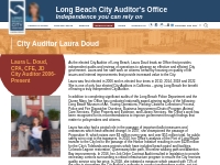 City Auditor Laura Doud | Long Beach City Auditor