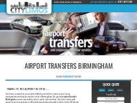  	Airport Transfers Birmingham | Executive travel to and from airports