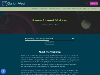 Six-Week Writers Workshop - Clarion West