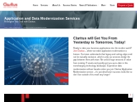 Claritus leading Application   Data Modernization Services