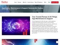 Application Maintenance   Support Services By claritus