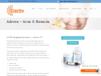 Adeeva – Acne   Rosacea- Clarity MedSpa