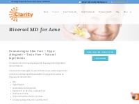 Riversol MD for Acne- Clarity MedSpa