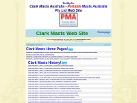 Site Map for Clark Masts Australian Distributor -Portable Masts Austra