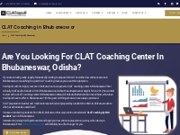 CLAT Coaching in Bhubaneswar - CLATapult