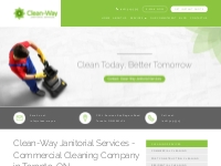 Commercial Cleaning Company in Toronto | Clean-Way Janitorial Services