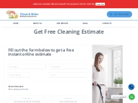 Get Free Cleaning Estimate - Clean and Shine