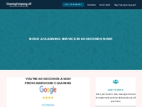 Book Cleaning Service In 60 seconds - CleaningCompany.ae