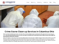 Crime Scene Clean Up - Cleanscene Biorecovery Services