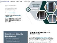 Security Screen Doors In Melbourne | Clear Breeze