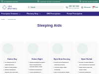 Buy Sleeping Tablets Online for Insomnia | Click Pharmacy UK