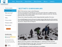 Best time to Climb Kilimanjaro - Climbing Kilimanjaro