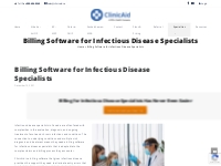 Billing Software for Infectious Disease Specialists - ClinicAid